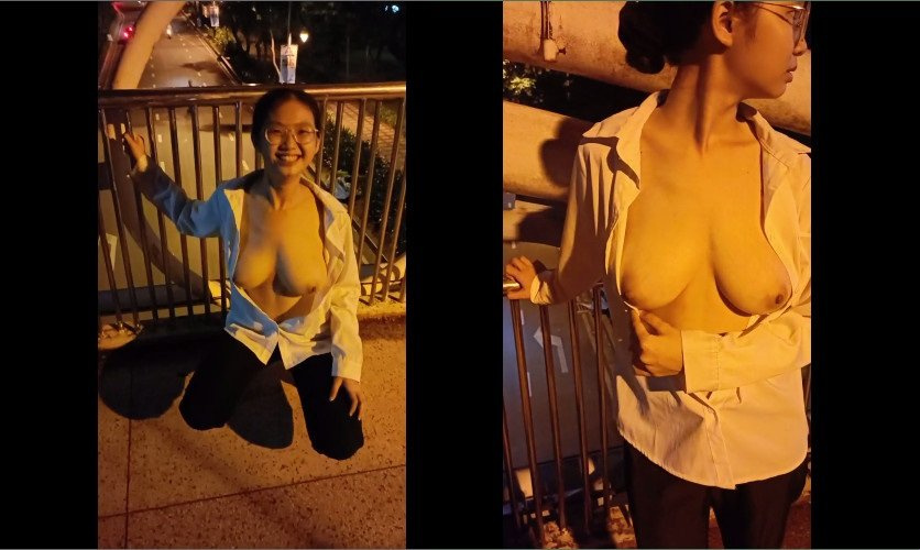 Pelajar berkacamata itu suka memamerkan barang dagangannya di jalan dan di ending